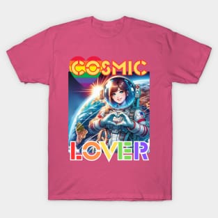 Kawaii, Anime Girl, Cosmic Lover | Catsie Cat T-Shirt